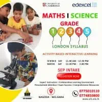 London Edexcel, Cambridge Grade 1 to O/L and A/L Classesmt3