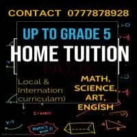 Home Tuition - Art, Maths, Science, English, Sinhala