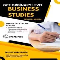 Business and Accounting studies for English medium Ordinary Level Students