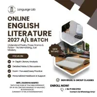 Tuition O/L and A/L English Literaturemt3