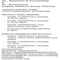 Olevel Business and Accounting Studies & Alevel Economics and Accounting Studiesmt2