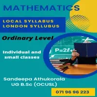 English Medium Mathematics - Local and London Syllabus