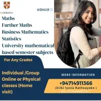 Cambridge / Edexcel Mathematics & Statistics, Business statistics, Further Maths, Assignment Helping