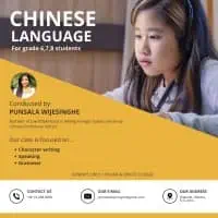 Chinese Language for grade 6, 7, 8 Students