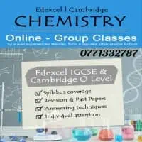 Chemistry On-line Classes - Edexcel, Cambridge