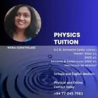 Physics Tuition - G.C.E. A/L Local Syllabus