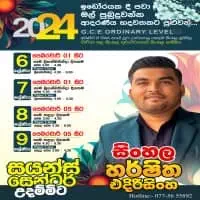 Sinhala Language Classes - Grades 6-11 - Harshitha Edirisinghe
