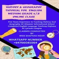 History and Geography tutorial