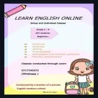Grade 1-11 English Classes - Zoom Online Classes