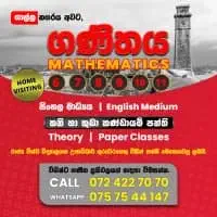 Maths Classes 6-11 - Sinhala Medium | English Medium