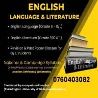 English Language & English Literature - Local and Cambridge Syllabus