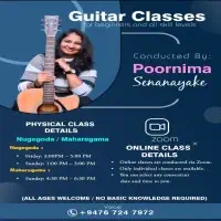 Physical Guitar Classes (Indian Music Academy - Nugegoda)