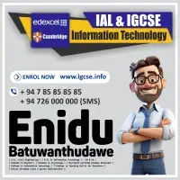 තොරතුරු හා සන්නිවේදන තාක්ෂණය (ICT) සහ ගණිතය - එඩෙක්සෙල් සහ කේම්බ්‍රිජ් - IAL සහ IGCSEmt1