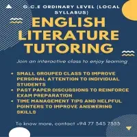 G.C.E (Ordinary Level) Local Syllabus : English Literature