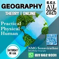 G.C.E. (A\L) Geography | G.C.E. (O\L) Geography