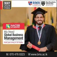 BSc (Hons) Global Business Management - Final year entry in Sri Lanka