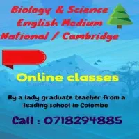 Science / Biology - English medium - Local Syllabus