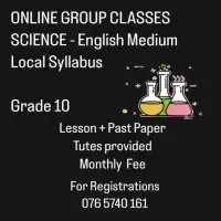 Online Science Class - Local Syllabus - English Medium