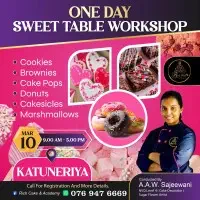 One Day Sweet Table Workshop - Cookies, Brownies, Cake Pops