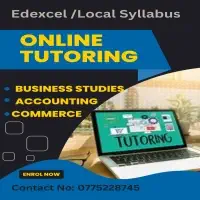 Online / Home Visiting Tutoring - Accounting, Mathematics, Business Studies, Commerce - Local / Edexcel