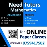 Need Mathematics Tutors for Online Classes - Edexcel, Cambridge
