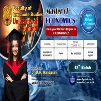 Master's Degree in Economics - University of Ruhuna