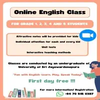 Online English Class for Grade 1-5 Students