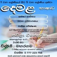Grade 1 to Grade 5 Tamil Language Classesmt3