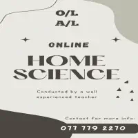 O/L and A/L Home Science - Online Classes
