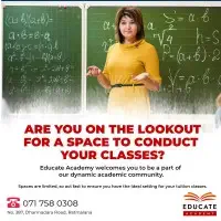 Space to conduct Tuition Classes