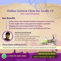 Online Science Class for Grade 11