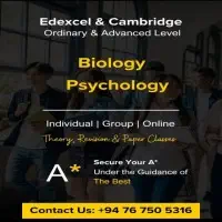 O/L and A/L Biology and Psychology - Edexcel and Cambridge