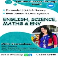 English, Science, Maths, ENV - Online Classes
