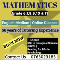 English medium Online Classes - Maths and Science