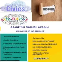 Conducting Session For History, Civics and Geography