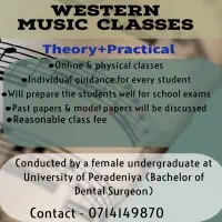 Western Music classes for grades 6-9