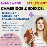Cambridge and Edexcel O Level Classes Conducted by An Experienced Teacher