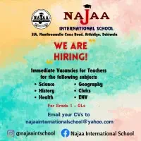 Vacancies for Teachers - Najaa International School - Aththidiya