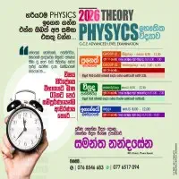 A/L Physics - Samantha Nandasena
