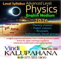 Physics - English Medium - Local Syllabus