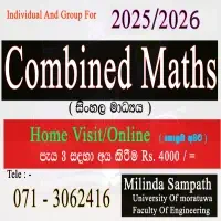 AL Combined Maths Home Visit / Online