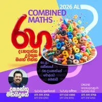 Combined Maths English medium Online and Physical Classesmt3