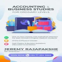 Edexcel OL Accounting, Local OLs (Sinhala and English medium) online and physical classes