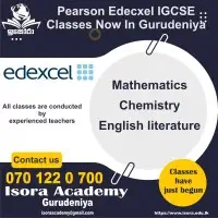 Pearson Edexxel IGCSE Classes Now In Gurudeniya