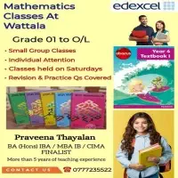 எடெக்சல் கணிதம் வகுப்புக்களை தரம் 01 - சா/த