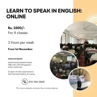 Learn to speak in English - Online
