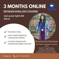 Online Spoken English Course - 3 months program