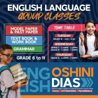 English Language Group Classes Grade 6-11