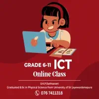 தரம் 6-11 தகவல் தொடர்பாடல் தொழில்நுட்பம் ஒன்லைன் வகுப்புக்களை