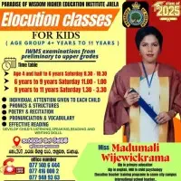 Elocution Classes for Kids